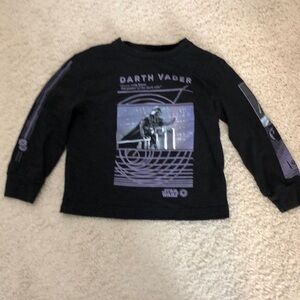 Gap Star Wars Darth Vader Long Sleeve T-shirt Size XS